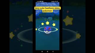 Very cute Castform shiny pokemon #pokemongo #pokemon #pokemonchannel #pokemontcg #shinypokemon