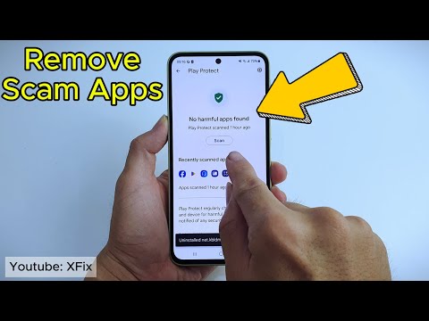 Remove scam apps using Play Store
