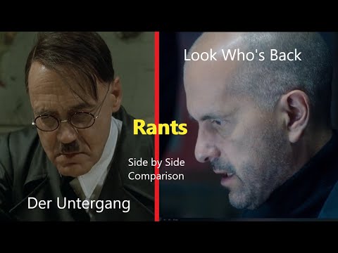 Hitler's Rant & Look who's back Parody | Side by Side Comparison