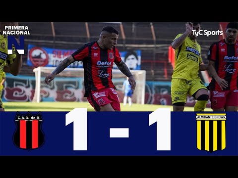 Defensores de Belgrano 1-1 Almirante Brown | Primera Nacional | Fecha 15 (Zona B)