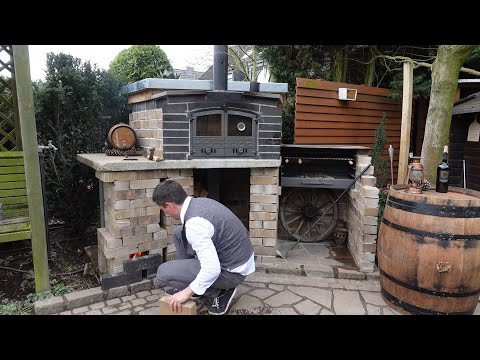 Gartenküche selber bauen | mit Grill | mit Backofen | mit Raketenofen