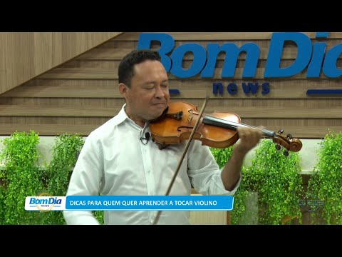 Professor Luciano Freire dá dicas para quem quer aprender a tocar violino 20 04 2023