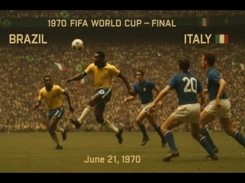 Brazil vs Italy | Full Match | 1970 FIFA World Cup Final | June 21, 1970