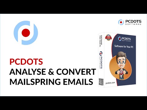 PCDOTS Mailspring Converter video tutorial, click to play