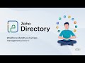 Introducing Zoho Directory - A Workforce Identity and Access Management Software | Overview