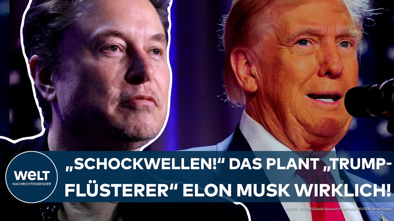 ELON MUSK: "Schockwellen ins System ausstrahlen!" Das plant der neue "Trumpflüsterer" wirklich!