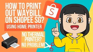 How to Ship Out  Shopee Singapore Orders with No Thermal Printer - Easy!