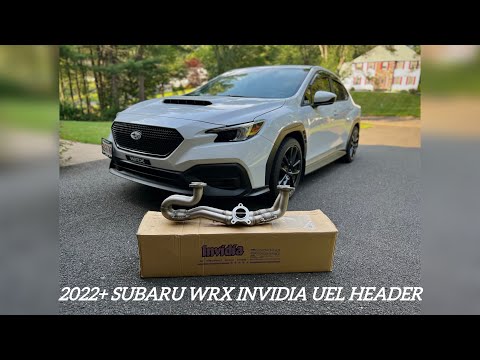 2022+ Subaru WRX Invidia UEL Header Unboxing and Install