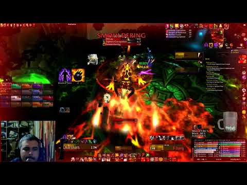 Tribo vs Felhounds of Sargeras Mythic  Antorus WoW Legion 7.3.2 Prot/Resto Warrior PoV