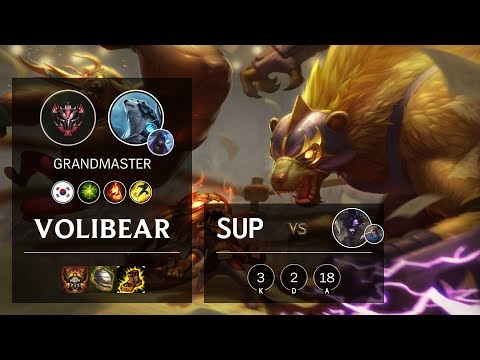 Volibear Support vs Alistar - KR Grandmaster Patch 10.5