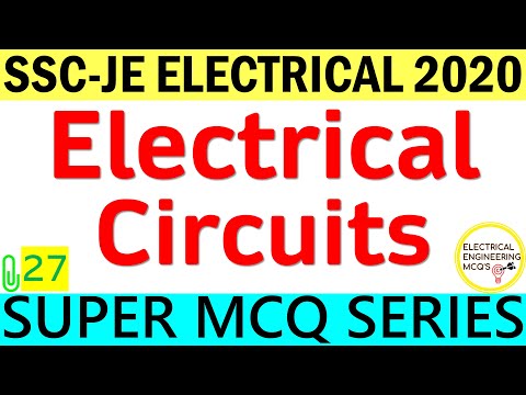 Electrical Circuits MCQ | SSC-JE | Class 27 |  हिंदी 🔴 Video