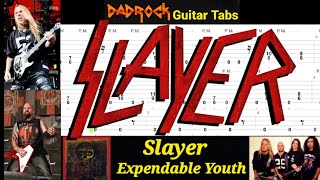 Expendable Youth - Slayer - Guitar + Bass TABS Lesson