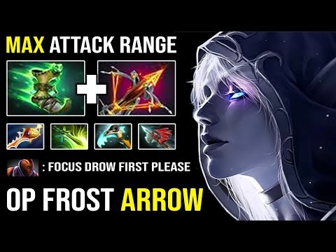 EPIC Force Boots + Ballista Multi Frost Arrow | Level 30 Drow Ranger Craziest Battle DotA 2