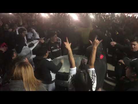 "Colo Colo vs Audax Italiano (previa)" Barra: Garra Blanca &bull; Club: Colo-Colo