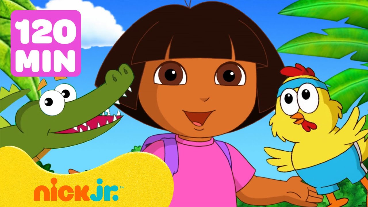 Dora the Explorer | Maratona de EPISÓDIOS COMPLETOS de Dora! ➡️ | 2 Horas! | Nick Jr. em Português