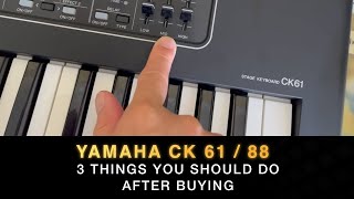 Video thumbnail for Things you should do after buying your Yamaha CK61/88 keyboard by MD Musiz