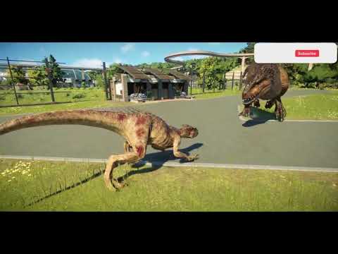INDOMINUS REX vs INDORAPTOR vs RAPTOR SQUAD - Jurassic World Evolution 2