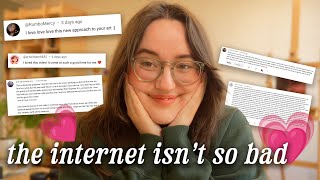 Reacting to all of my nice comments!