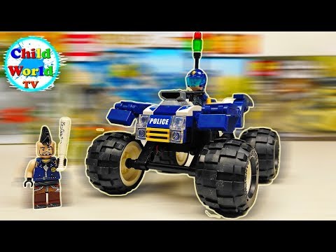 Полицейские машины Игрушечный автомобиль для ребенка. Просветите полицейскую боевую силу