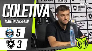 COLETIVA MARTIN ANSELMI | AO VIVO | Grêmio x Botafogo - Brasileirão 2026