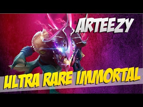 EZ WIN with SLARK ULTRA RARE IMMORTAL - Arteezy 7.06 Top MMR Player Dota 2