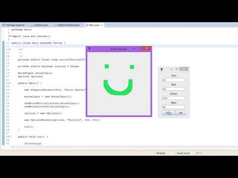 Java Paint Application Program Paint Master