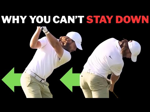 Why MOST Amateur Golfers Can't Stay Down In The Downswing