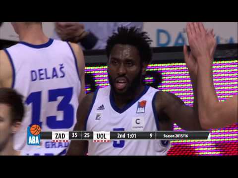 ABA Liga 2015/16 highlights: Zadar - Union Olimpija, R08 (31.10.2015)