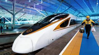 World’s ONLY - Food Delivery on 350 km/h China’s High Speed Bullet Train 🇨🇳