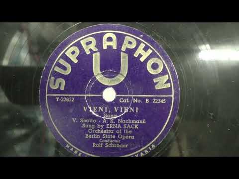 Erna Sack: Vieni, vieni. (1938).