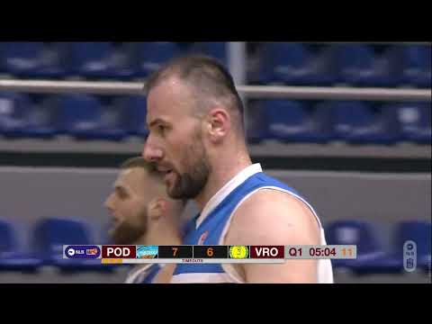 NLB ABA League 2 2021/22, Round 12 match: Podgorica - Vrijednosnice Osijek (23.3.2022)