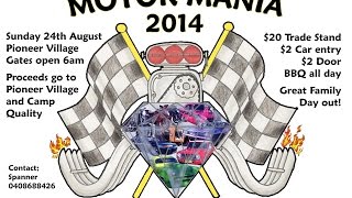 preview picture of video 'Motormania 2014 - Pioneer Village Inverell 24/08/2014'