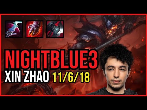 NIGHTBLUE3 - XIN ZHAO vs UDYR Jungle - NA Challenger - Patch 11.6