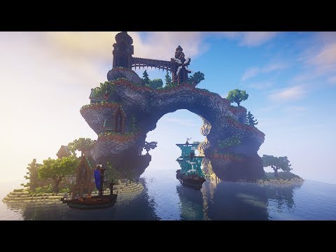 Arch Island Village | Minecraft Build Timelapse [Speed Build]