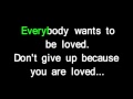 You Are Loved Don't Give Up as by Josh Groban ...