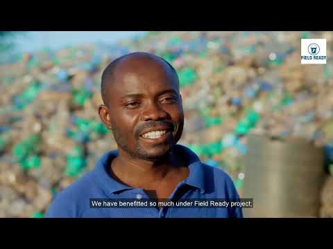 Field Ready w/ Fraternity For Development Integrated_Recycling Kakuma's Plastic Into Face Shields