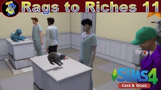 Let's Play The Sims 4 Rags to Riches Cats and Dogs EP11