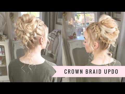 The Crown Braid UpDo By SweetHearts Hair (100TH VIDEO)