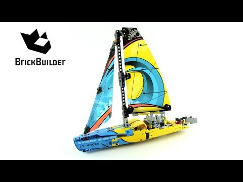 Vidéo LEGO Technic 42074 : Le yacht de compétition