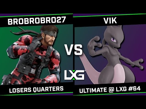 brobrobro27 (Snake) vs Vik (Mewtwo) - Smash Ultimate @ LXG 64