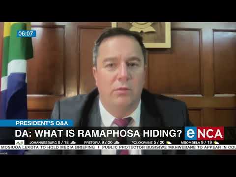 DA What is Ramaphosa hiding?