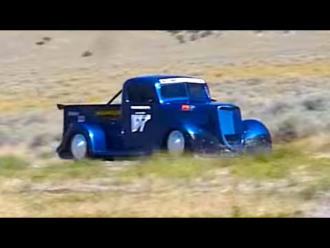180 mph public highway 1937 Ford F1 Truck  2011 SSCC Silver State Classic, link to more videos below