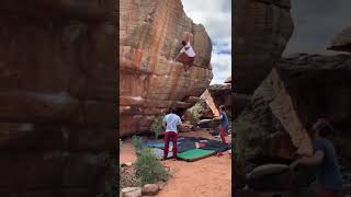 Video thumbnail of Springbok, 7a+. Rocklands