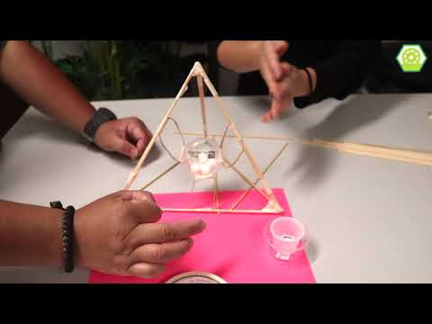 Launching Marshmallows?? No, it's Pom Poms! | Pyramid Slingshot