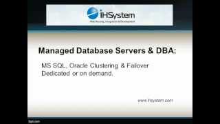 IHSystem - Managed, SharePoint, Oracle and Cloud Web Hosting Providers