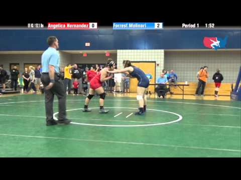 69 KG R1 - Angelica Hernandez (Cumberlands) vs. Forrest Molinari (MBU)