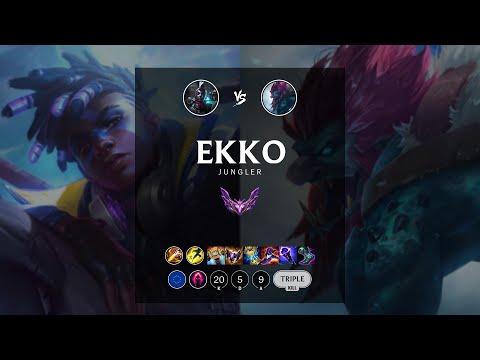 Ekko Jungle vs Trundle - EUW Master Patch 12.15
