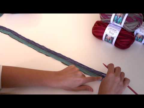 Learn How to Knit with Red Heart Boutique Trio Yarn