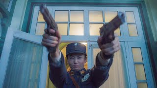 日本特務跑來醫院搞暗殺，眼看小伙就要遭重，國軍美女手持雙槍及時趕到！【抗日】 video