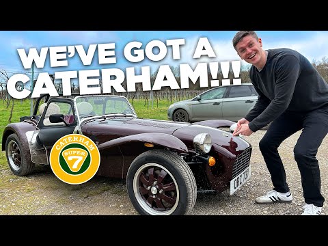 COLLECTING a Caterham Super Seven 600!